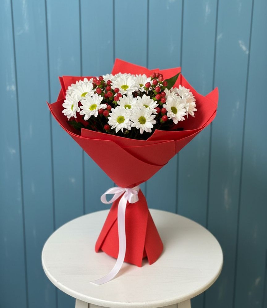 Букет цветов из: Хризантемы в Иванино