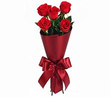 Букет 5 Красных роз Эдлесс Лав в Иванино