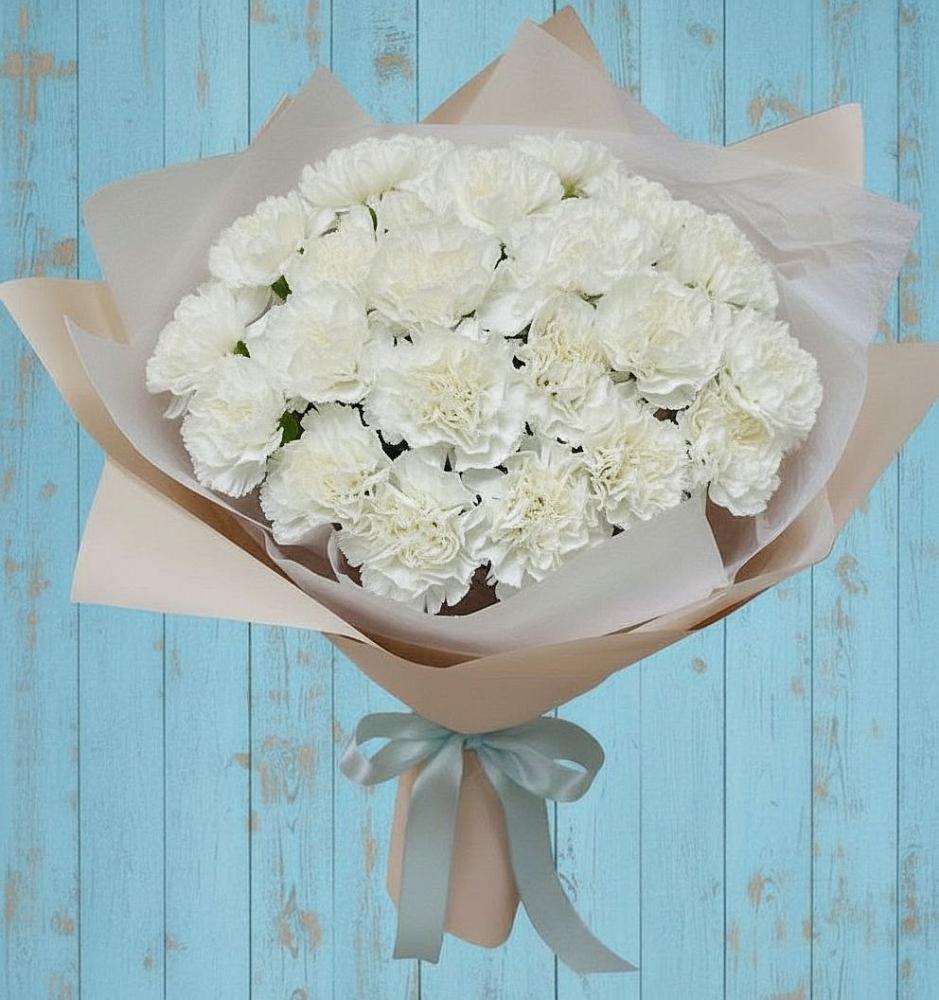 Букет цветов из: Гвоздики в Иванино