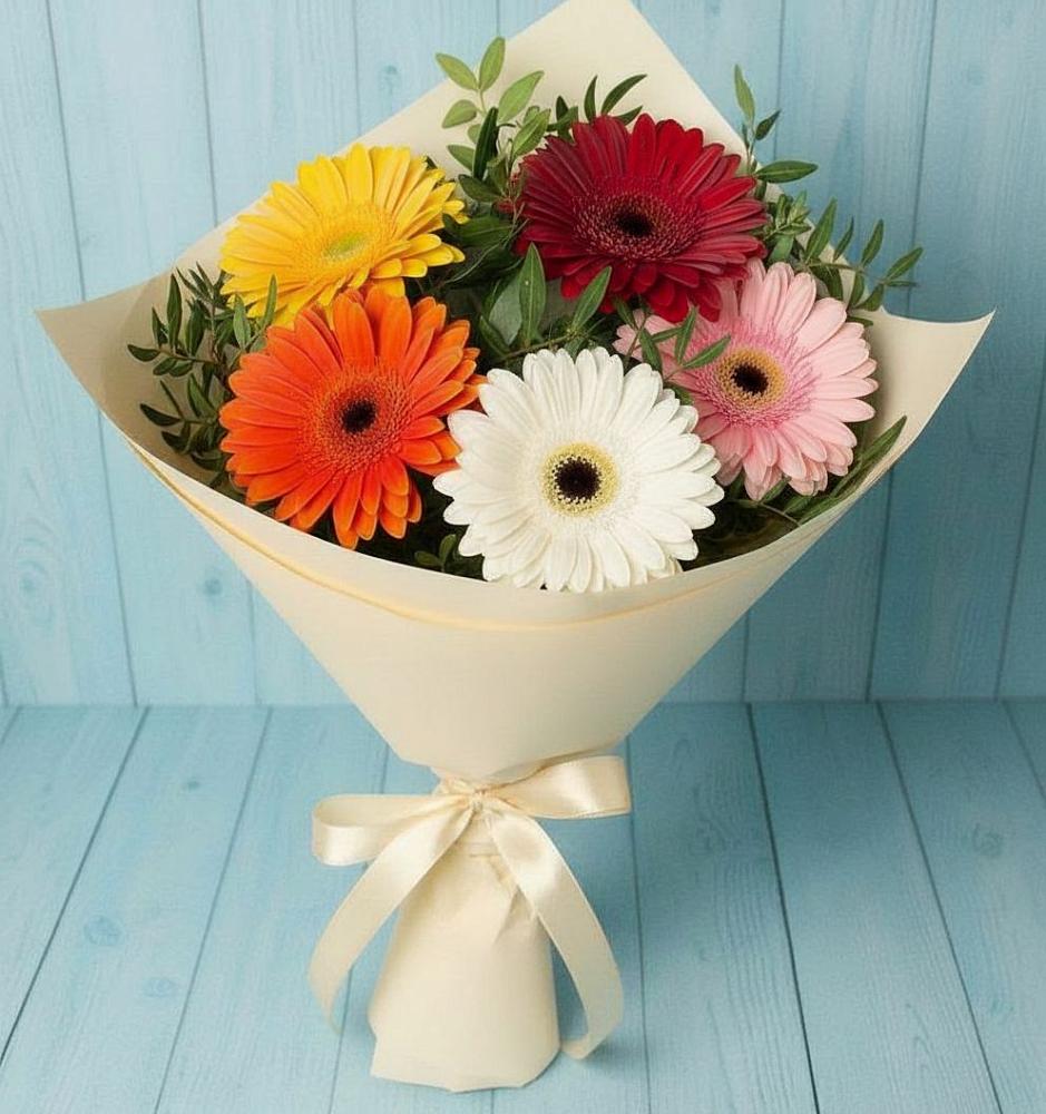 Букет цветов из: Герберы в Иванино