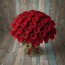 Букет 55 Красных роз Фридом #REPLACE_PRED# Иванино