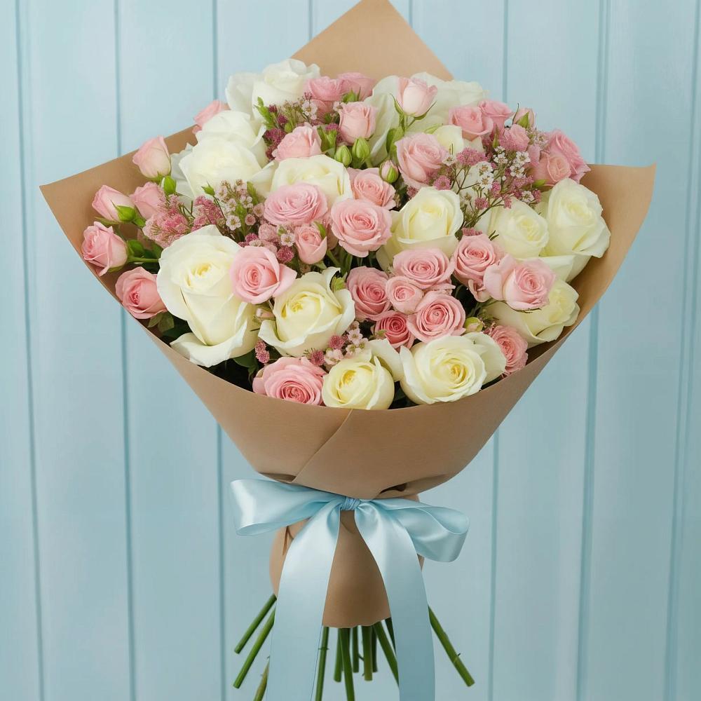 Букет цветов из: Розы в Иванино