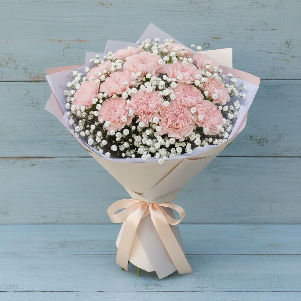 Букет цветов из: Гвоздики в Иванино