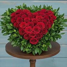 Цветочная композиция из Розы в виде сердца #REPLACE_PRED# Иванино