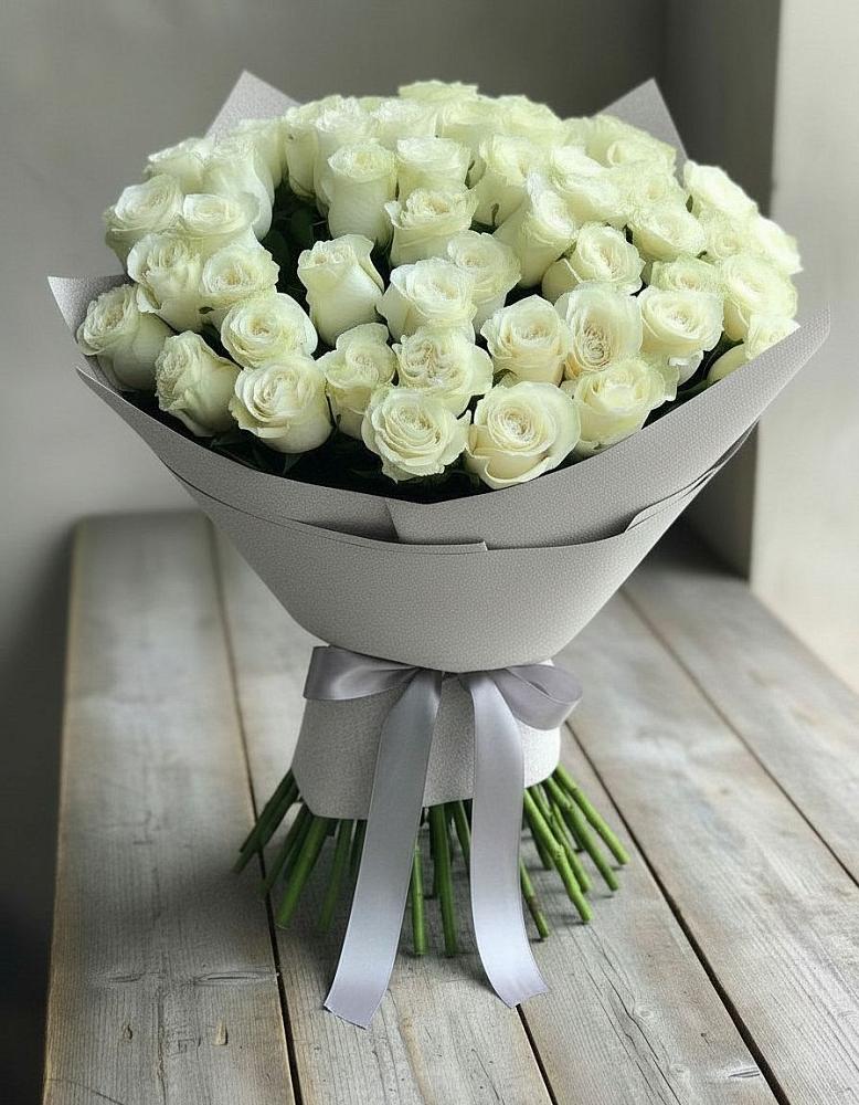 Букет 35 Белых роз в Иванино