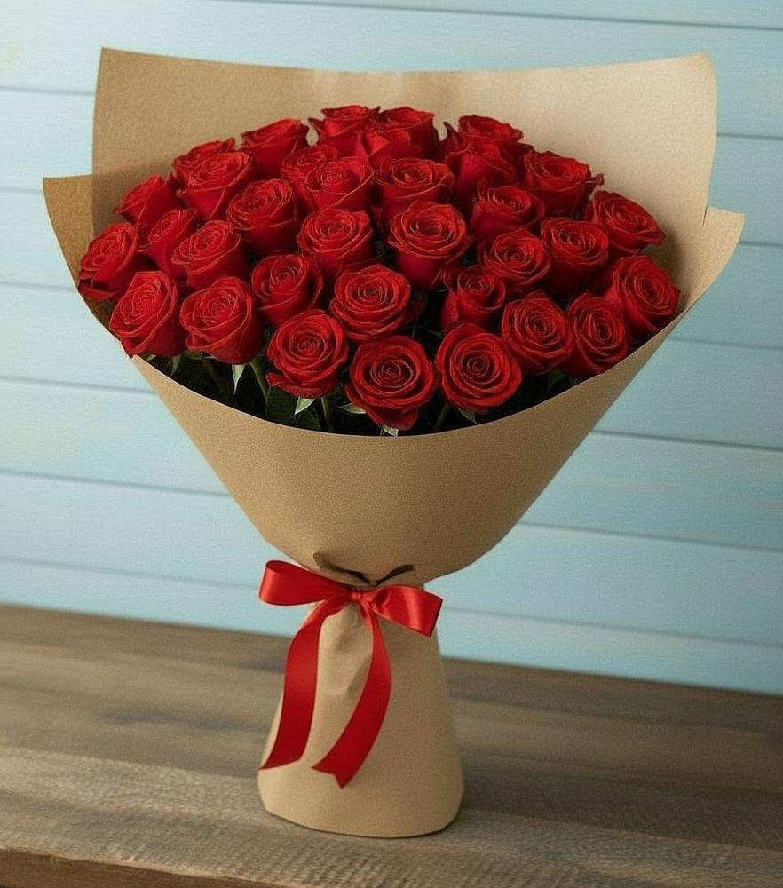 Букет Красные розы Милано в Иванино