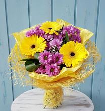 Букет цветов из:  Хризантемы и Герберы в Иванино