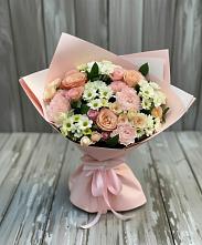Букет цветов из:  Гвоздики, Розы и Хризантемы в Иванино