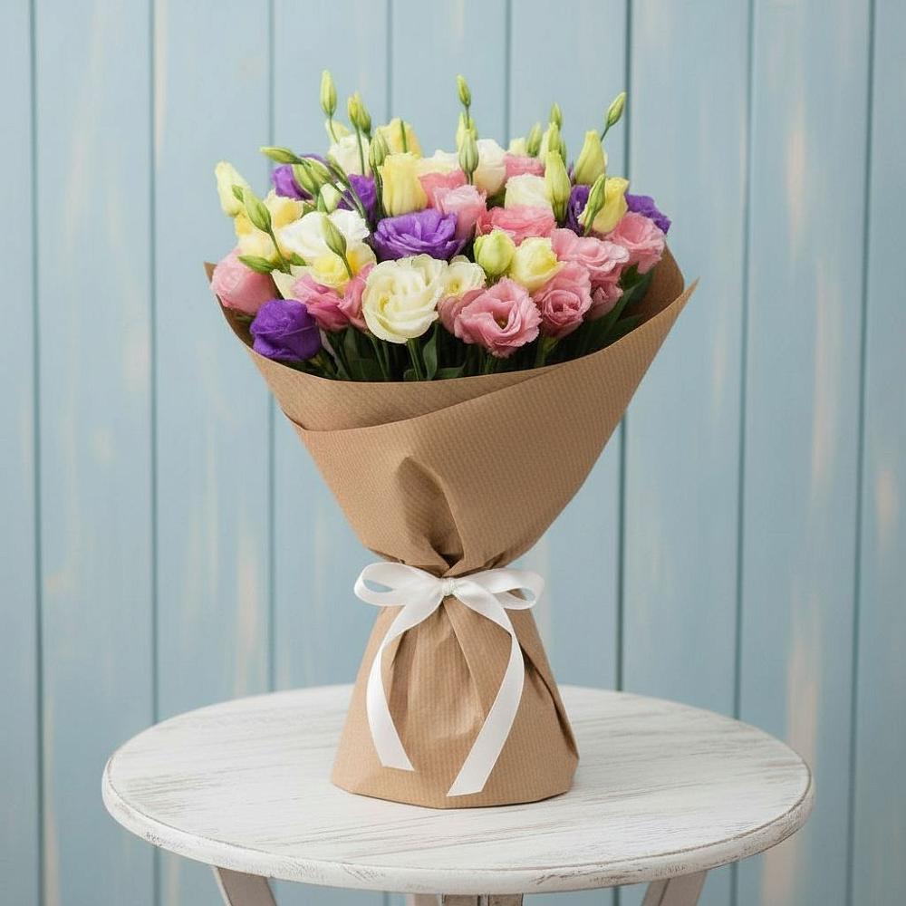 Букет цветов из: Лизиантусы в Иванино