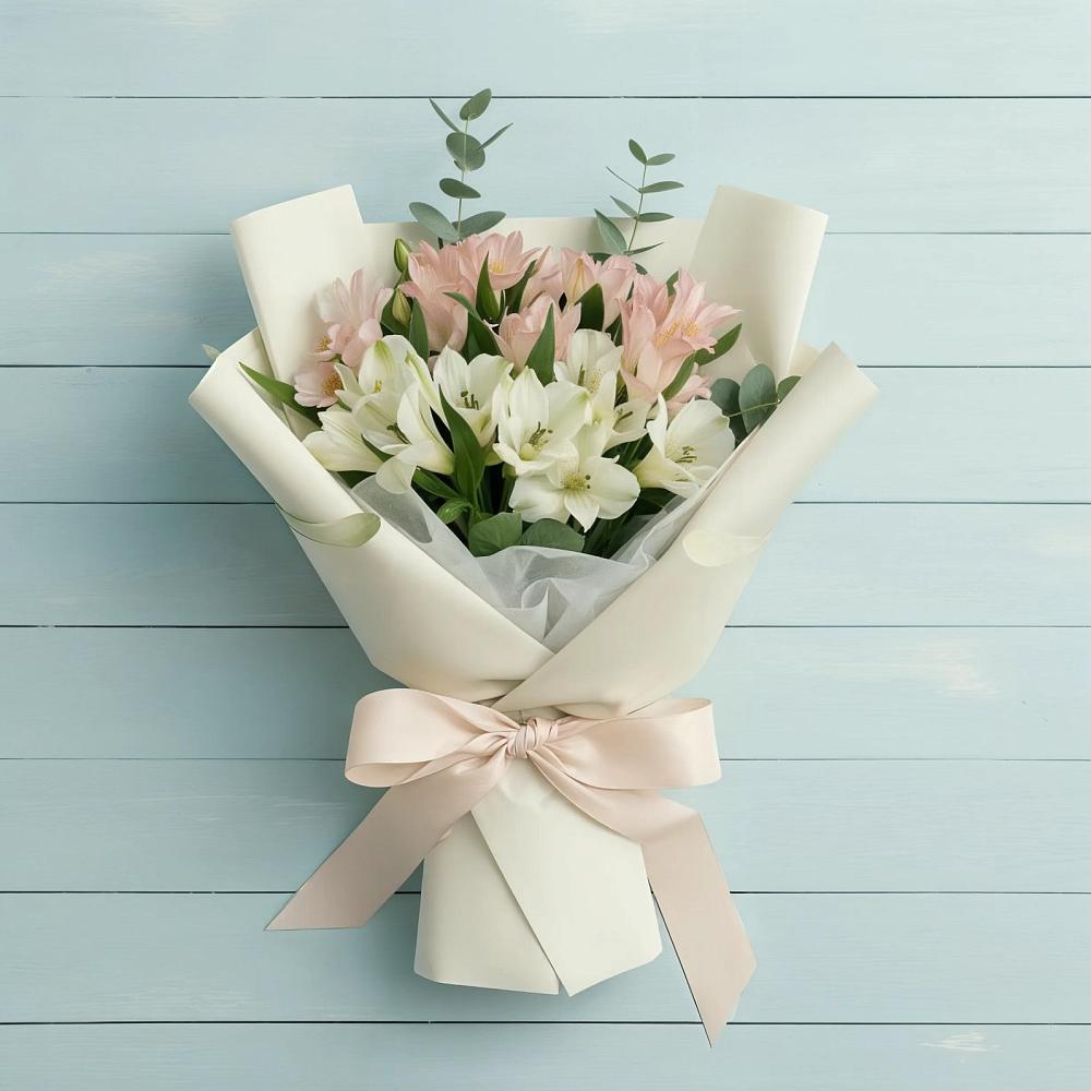 Букет цветов из: Альстромерии в Иванино