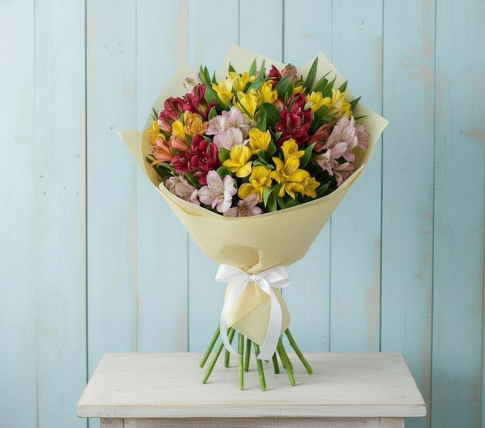 Букет цветов из: Альстромерии в Иванино