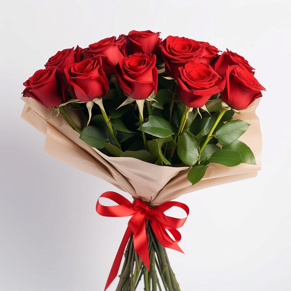 Букет 11 Красных роз Эдлесс Лав в Иванино