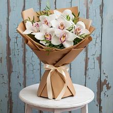 Букет цветов из:  Орхидеи и Розы в Иванино